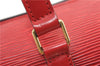 Authentic Louis Vuitton Epi Soufflot Hand Bag Red M52227 LV 2287F