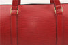 Authentic Louis Vuitton Epi Soufflot Hand Bag Red M52227 LV 2287F