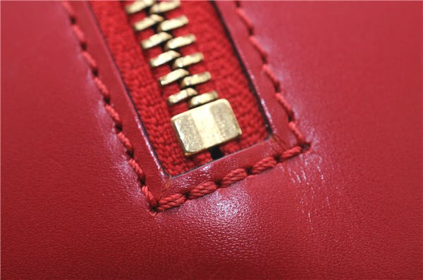 Authentic Louis Vuitton Epi Soufflot Hand Bag Red M52227 LV 2287F