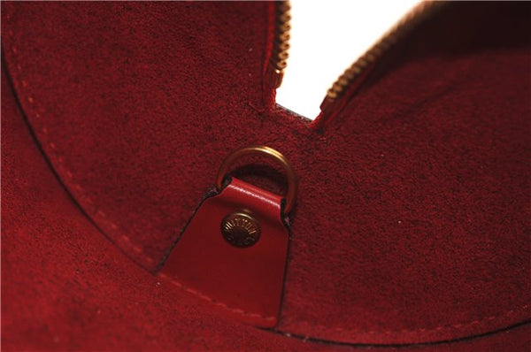Authentic Louis Vuitton Epi Soufflot Hand Bag Red M52227 LV 2287F