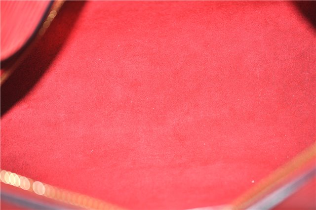 Authentic Louis Vuitton Epi Soufflot Hand Bag Red M52227 LV 2287F