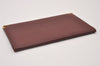 Authentic Cartier Must de Cartier Long Wallet Purse Leather Bordeaux Red 2287I