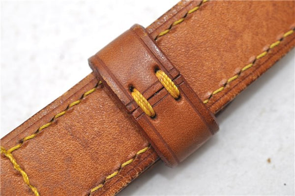 Authentic Louis Vuitton Leather Shoulder Strap Beige 40.6-47.6" LV 2288D