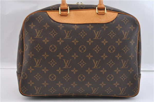 Authentic Louis Vuitton Monogram Deauville Hand Bag M47270 LV 2288F