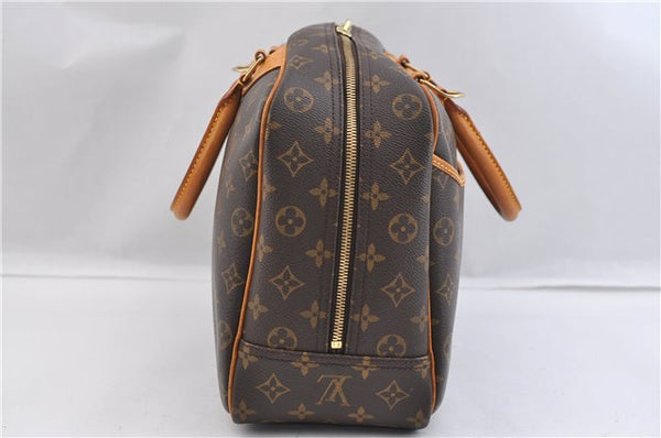 Authentic Louis Vuitton Monogram Deauville Hand Bag M47270 LV 2288F