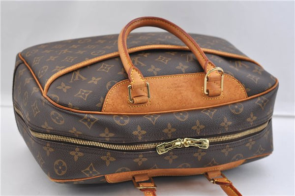 Authentic Louis Vuitton Monogram Deauville Hand Bag M47270 LV 2288F