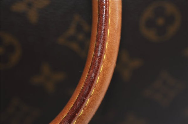 Authentic Louis Vuitton Monogram Deauville Hand Bag M47270 LV 2288F