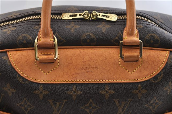 Authentic Louis Vuitton Monogram Deauville Hand Bag M47270 LV 2288F