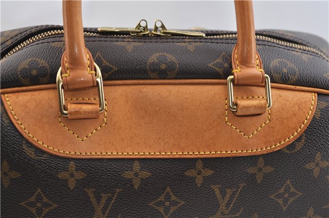 Authentic Louis Vuitton Monogram Deauville Hand Bag M47270 LV 2288F