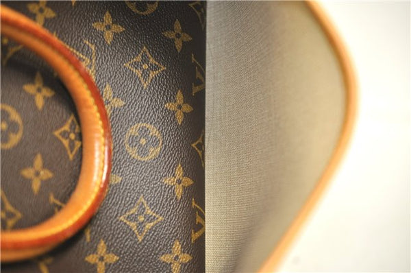 Authentic Louis Vuitton Monogram Deauville Hand Bag M47270 LV 2288F