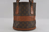 Authentic Louis Vuitton Monogram Bucket PM Shoulder Tote Bag USA Model LV 2290I