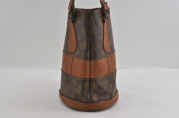 Authentic Louis Vuitton Monogram Bucket PM Shoulder Tote Bag USA Model LV 2290I
