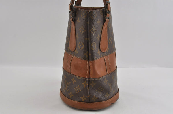 Authentic Louis Vuitton Monogram Bucket PM Shoulder Tote Bag USA Model LV 2290I