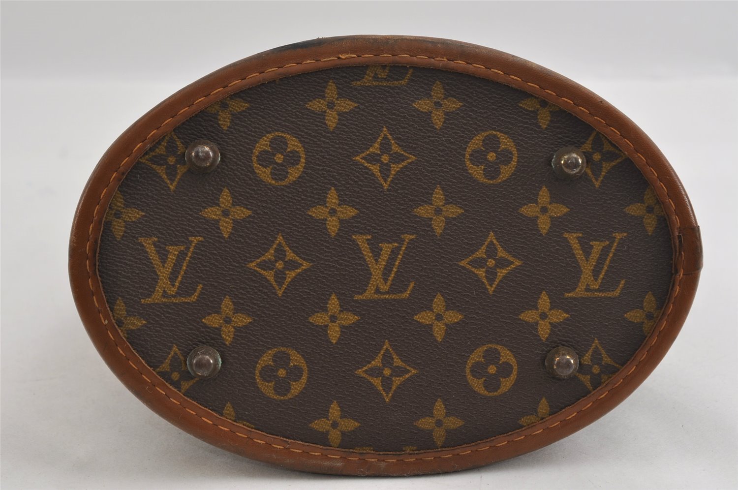 Authentic Louis Vuitton Monogram Bucket PM Shoulder Tote Bag USA Model LV 2290I