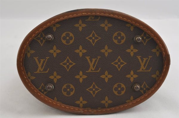 Authentic Louis Vuitton Monogram Bucket PM Shoulder Tote Bag USA Model LV 2290I
