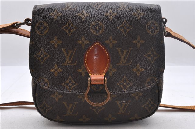 Auth Louis Vuitton Monogram Saint Cloud MM Shoulder Cross Bag M51243 LV 2292D