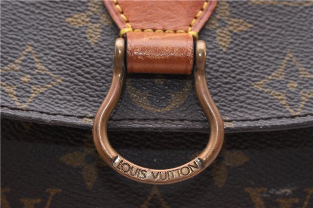 Auth Louis Vuitton Monogram Saint Cloud MM Shoulder Cross Bag M51243 LV 2292D