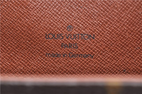 Auth Louis Vuitton Monogram Saint Cloud MM Shoulder Cross Bag M51243 LV 2292D