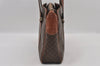 Authentic CELINE Macadam Blason Pattern Hand Bag PVC Leather Brown 2292I