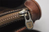 Authentic CELINE Macadam Blason Pattern Hand Bag PVC Leather Brown 2292I