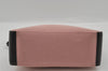 Authentic GUCCI Vintage Shoulder Hand Bag Purse Canvas Leather 77112 Pink 2294I