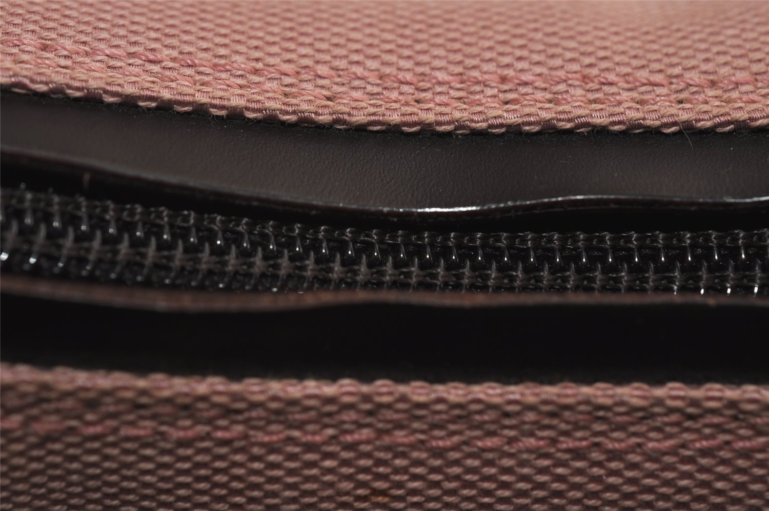 Authentic GUCCI Vintage Shoulder Hand Bag Purse Canvas Leather 77112 Pink 2294I