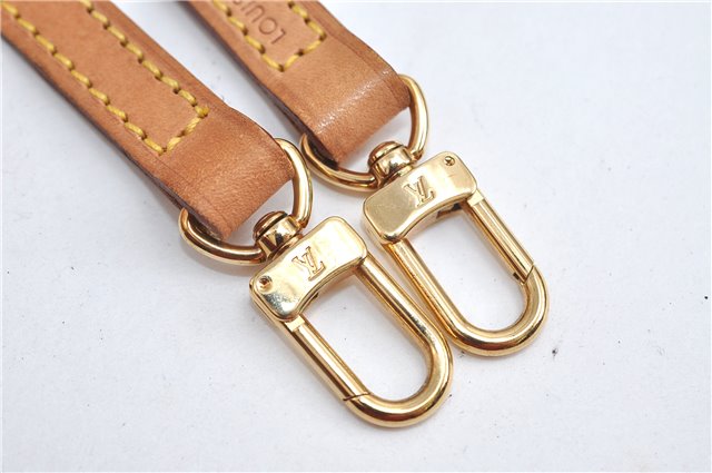 Authentic Louis Vuitton Leather Shoulder Strap Beige 45.7