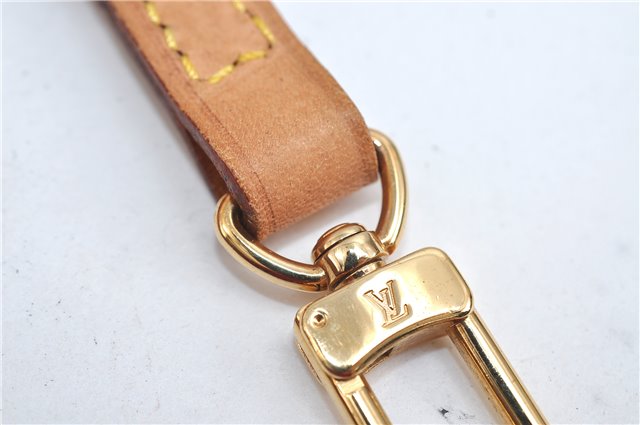 Authentic Louis Vuitton Leather Shoulder Strap Beige 45.7