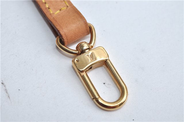 Authentic Louis Vuitton Leather Shoulder Strap Beige 45.7