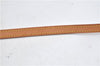 Authentic Louis Vuitton Leather Shoulder Strap Beige 45.7" LV 2295D