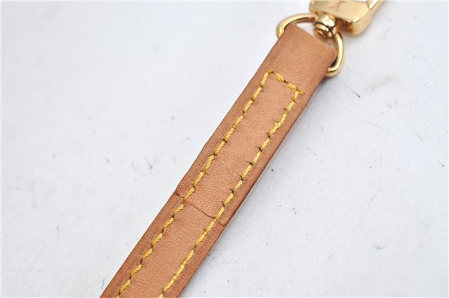 Authentic Louis Vuitton Leather Shoulder Strap Beige 45.7