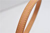 Authentic Louis Vuitton Leather Shoulder Strap Beige 45.7" LV 2295D