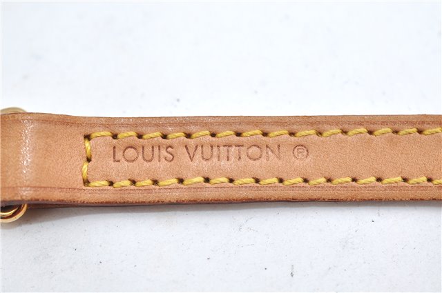 Authentic Louis Vuitton Leather Shoulder Strap Beige 45.7