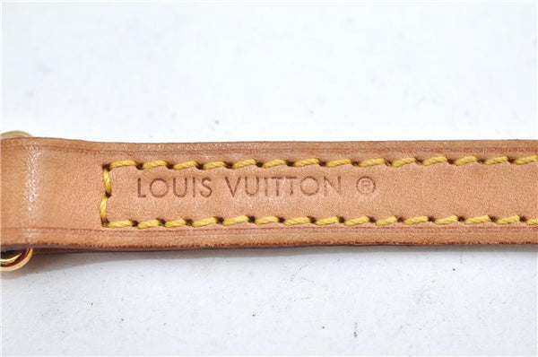 Authentic Louis Vuitton Leather Shoulder Strap Beige 45.7" LV 2295D