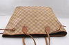 Authentic Louis Vuitton Damier Azur Neverfull MM Tote Bag N51107 LV 2295I