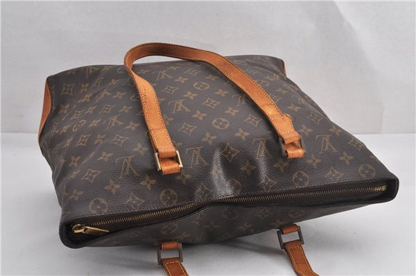 Authentic Louis Vuitton Monogram Cabas Mezzo Shoulder Tote Bag M51151 LV 2297F