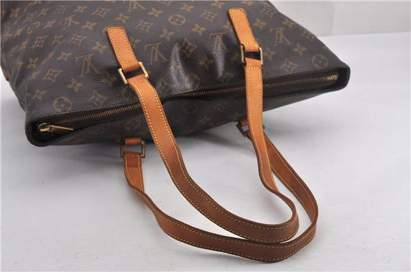 Authentic Louis Vuitton Monogram Cabas Mezzo Shoulder Tote Bag M51151 LV 2297F