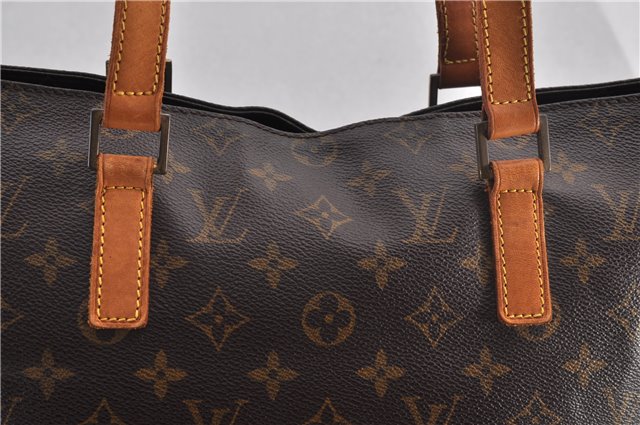 Authentic Louis Vuitton Monogram Cabas Mezzo Shoulder Tote Bag M51151 LV 2297F