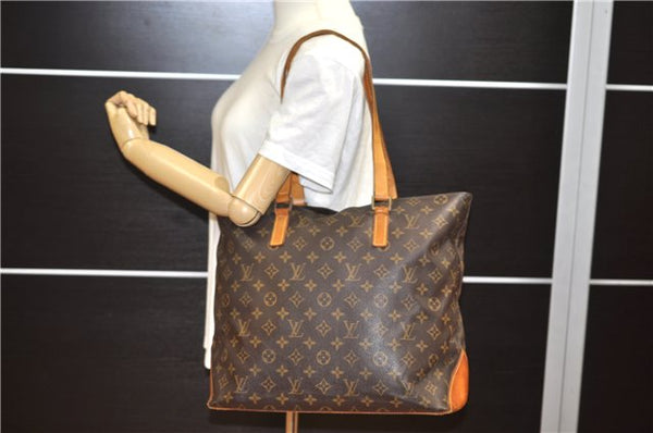 Authentic Louis Vuitton Monogram Cabas Mezzo Shoulder Tote Bag M51151 LV 2297F