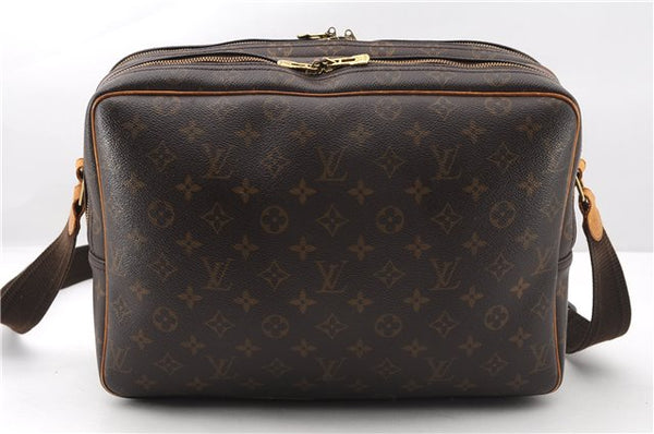 Authentic Louis Vuitton Monogram Reporter GM Shoulder Cross Bag M45252 LV 2299F