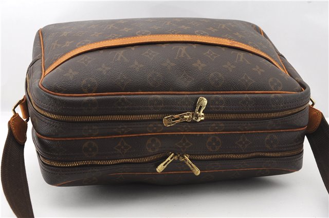 Authentic Louis Vuitton Monogram Reporter GM Shoulder Cross Bag M45252 LV 2299F