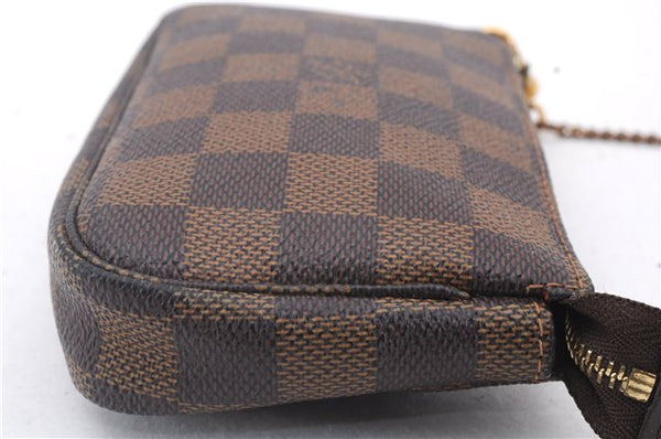 Authentic Louis Vuitton Damier Mini Pochette Accessoires Pouch N58009 LV 2300D