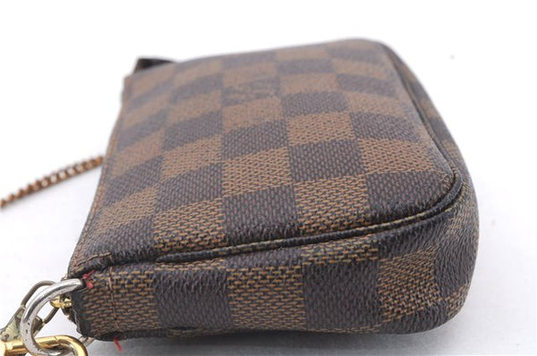 Authentic Louis Vuitton Damier Mini Pochette Accessoires Pouch N58009 LV 2300D