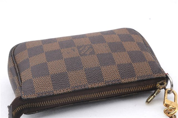 Authentic Louis Vuitton Damier Mini Pochette Accessoires Pouch N58009 LV 2300D