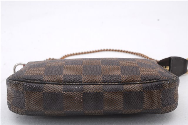 Authentic Louis Vuitton Damier Mini Pochette Accessoires Pouch N58009 LV 2300D