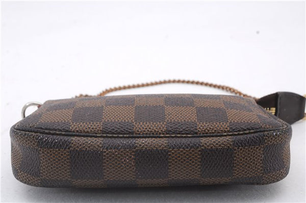 Authentic Louis Vuitton Damier Mini Pochette Accessoires Pouch N58009 LV 2300D