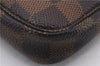 Authentic Louis Vuitton Damier Mini Pochette Accessoires Pouch N58009 LV 2300D