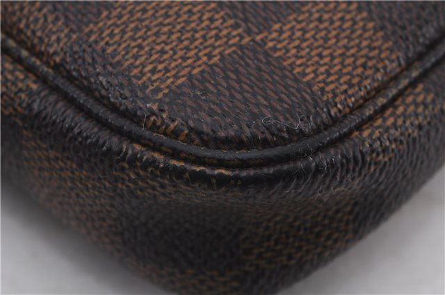 Authentic Louis Vuitton Damier Mini Pochette Accessoires Pouch N58009 LV 2300D