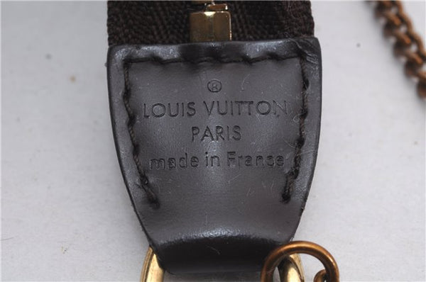 Authentic Louis Vuitton Damier Mini Pochette Accessoires Pouch N58009 LV 2300D
