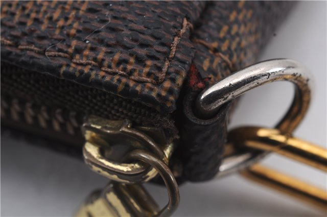 Authentic Louis Vuitton Damier Mini Pochette Accessoires Pouch N58009 LV 2300D